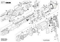 Bosch 3 611 B67 103 Gbh 2-25 Dv Rotary Hammer 230 V / Eu Spare Parts